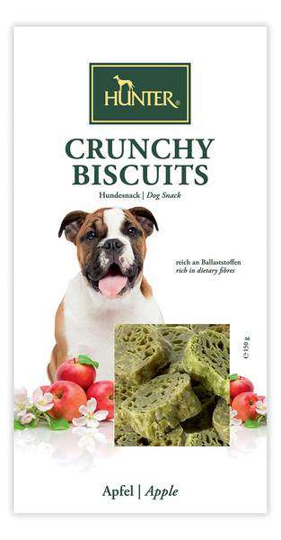 Hunter Crunchy Biscuits Apple | 150g Hundesnack