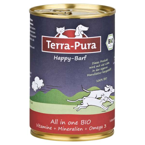 Terra-Pura Bio Happy Barf | Hunde &amp; Katzen Ergänzungsfutter