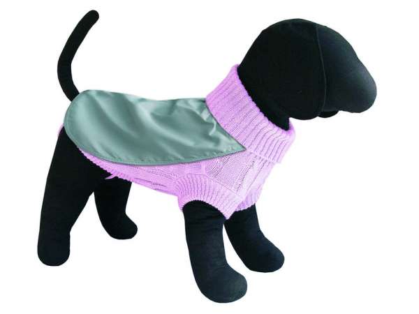 TiBu Strick 48 | Hundepullover mit Regencape
