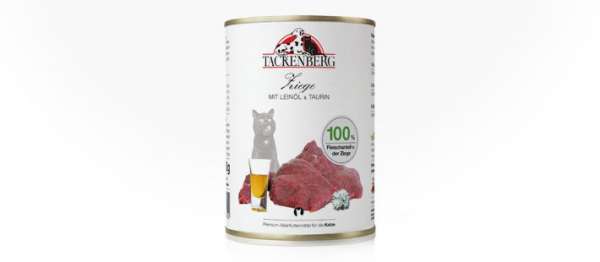 Tackenberg Katzenfutter | mit Ziege, Leinöl &amp; Taurin