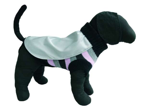TiBu Strick 43 | Hundepullover mit Regencape