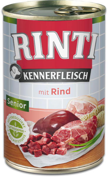 Rinti Kennerfleisch Senior | mit Rind | Hundefutter