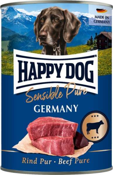 Happy Dog Germany | Rind Pur | 6 Dosen Hundefutter