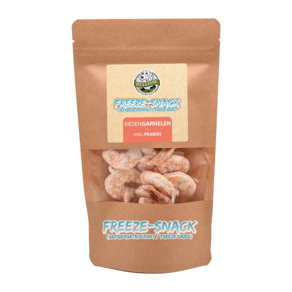 Bellfor Freeze Snacks | mit Riesengarnelen | 50g Hundesnack