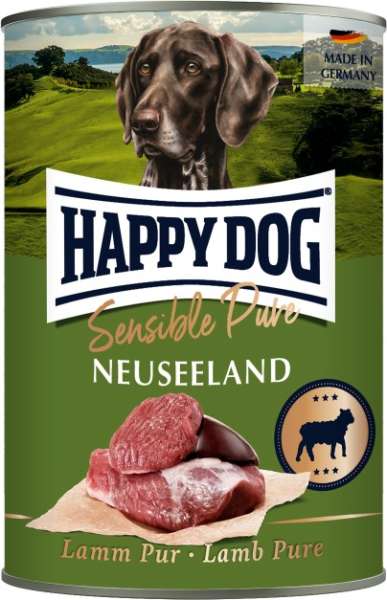 Happy Dog Neuseeland | Lamm Pur | 6 Dosen Hundefutter