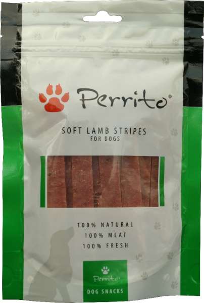 Perrito Hundesnack, Lamm Stripes, soft, 100g