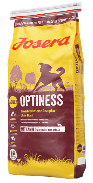 Josera Optiness | mit Lamm | 15 kg eiweißreduziertes Hundefutter