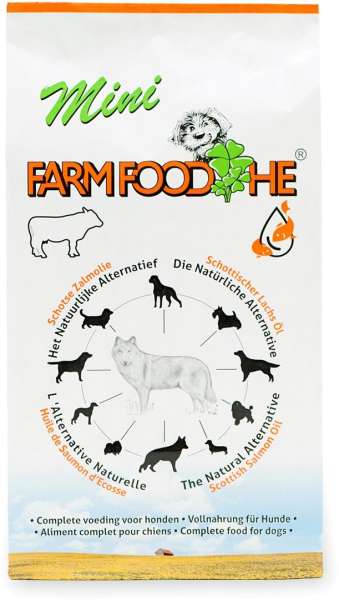 Farm Food HE MINI | mit schottischem Lachsöl | Hundefutter