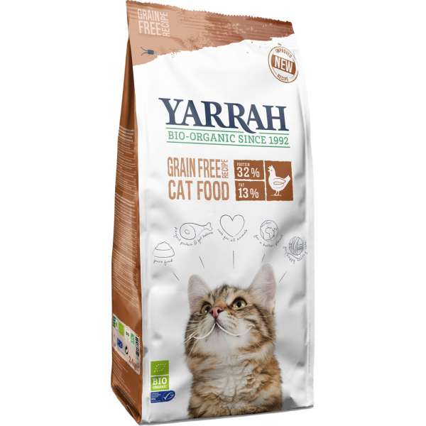 Yarrah Cat | mit Huhn &amp; Fisch | getreidefreies BIO Katzenfutter