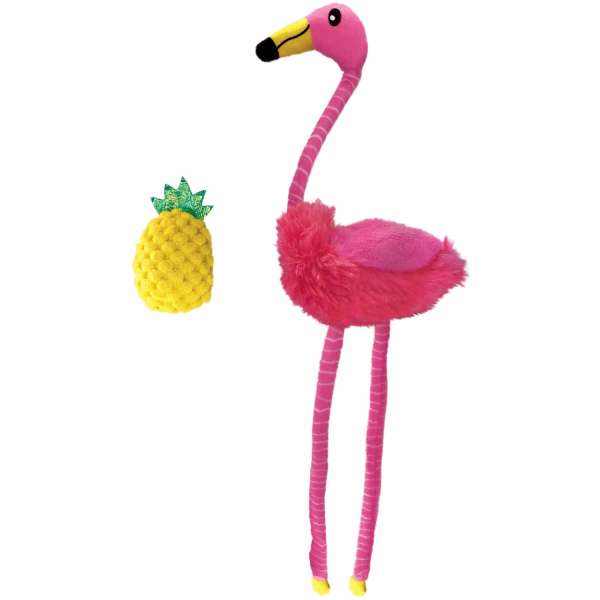 KONG® Tropics | Flamingo | 30 cm | Katzenspielzeug
