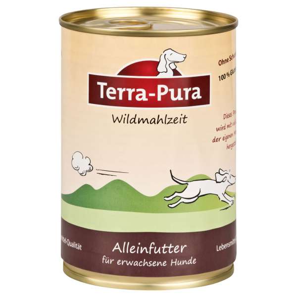 Terra-Pura | Wildmahlzeit, Fleisch nicht Bio | Glutenfreies Hundefutter