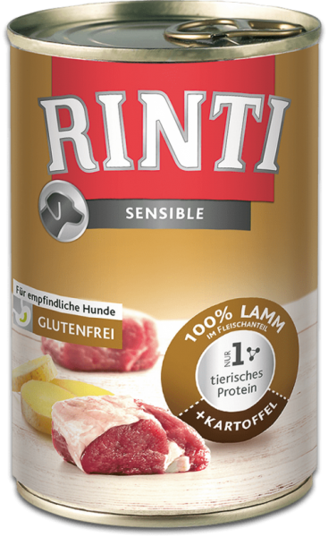 Rinti Sensible | mit Lamm und Kartoffeln