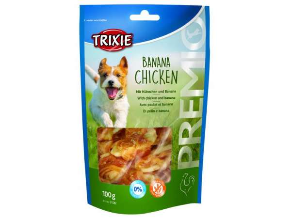 Trixie PREMIO Banana Chicken | 100g Hundesnacks
