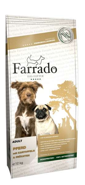 Farrado Adult Dog | mit Pferd, Kartoffeln &amp; Früchten | Hundefutter