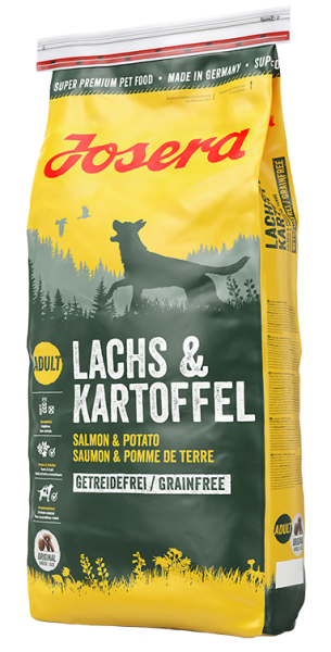 Josera Lachs &amp; Kartoffeln | 15 kg getreidefreies Hundefutter
