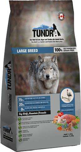 Tundra Dog Large Breed | mit Pute &amp; Hering | Hundefutter