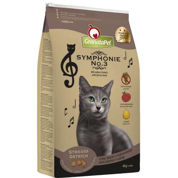 GranataPet Symphonie Nr. 3 | mit Strauß | 300g Katzenfutter