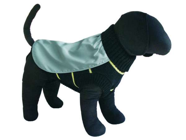 TiBu Strick 41 | Hundepullover mit Regencape