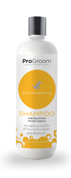 ProGroom 2 in 1 Conditioning Shampoo für Hunde