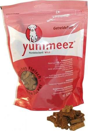 Yummeez Hundesnack, Wild, getreidefrei, 175g