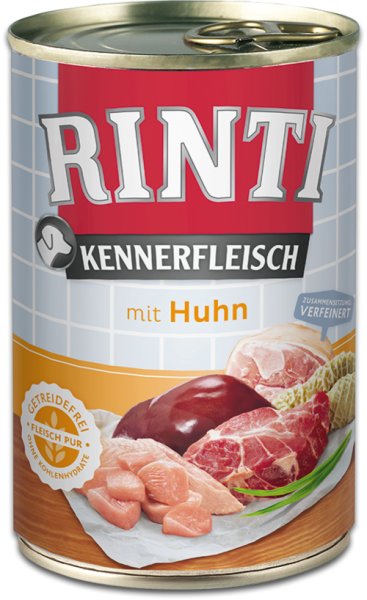 Rinti Kennerfleisch | mit Huhn | Hundefutter