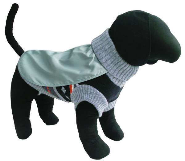 TiBu Strick 51 | Hundepullover mit Regencape