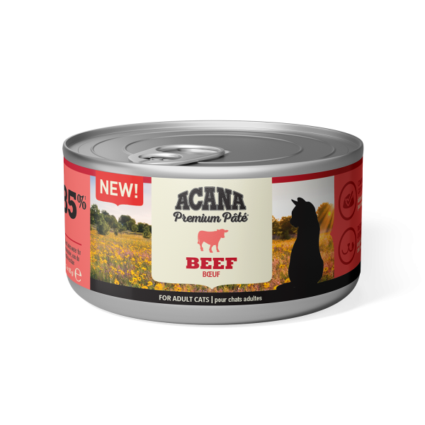 Acana Cat Premium | mit Rind | 8x 85 g Katzenfutter