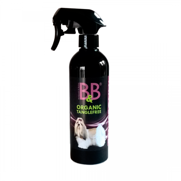 B&amp;B Organic Tanglefree (Filzfrei) | 500 ml natürlich-biologische Fellpflege für Hunde und Katzen