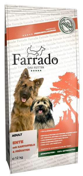 Farrado Adult Dog | mit Ente, Kartoffeln &amp; Früchten | Hundefutter