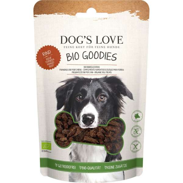 Dogs Love Goodies | mit Bio Rind | 150g getreidefreie Hundesnacks