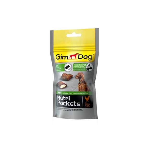 Gimborn Gimdog Nutri Pockets | Shiny | 45g Hundesnack
