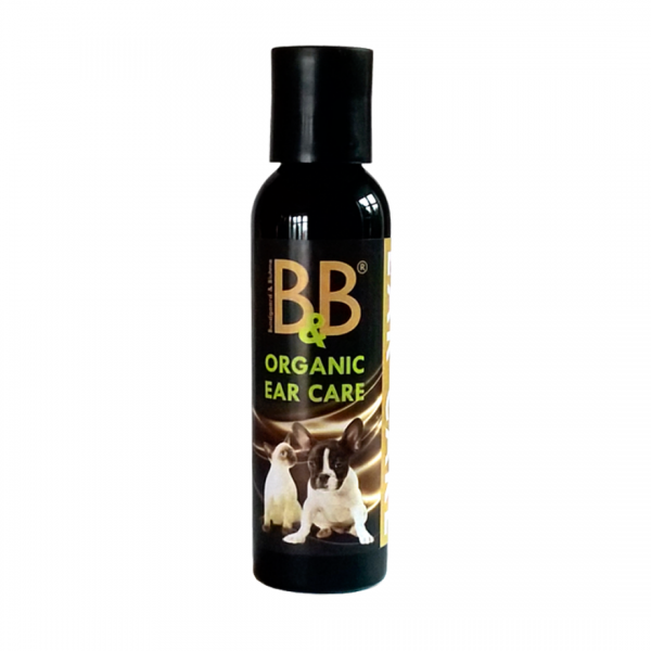 B&amp;B Organic Ear Care | 100 ml natürlich-biologische Ohrenpflege für Hunde und Katzen