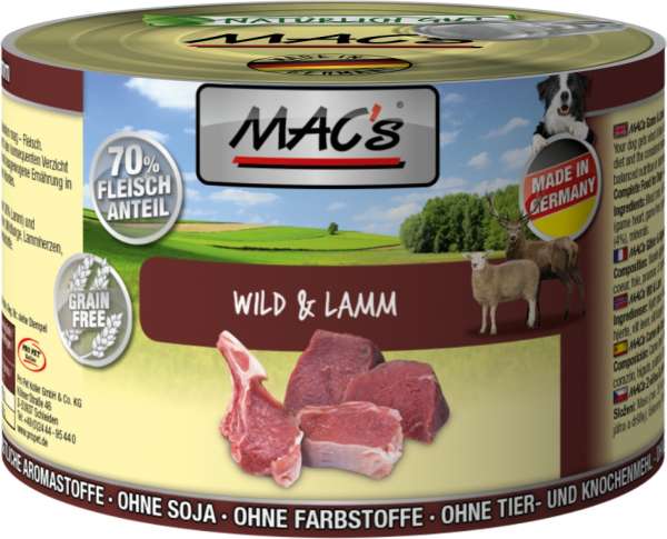 MACs Dog | mit Wild &amp; Lamm | Hundefutter