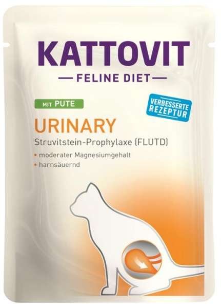 Kattovit Urinary | mit Pute | 24x85g Katzenfutter