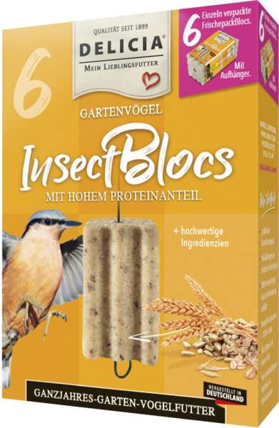Delicia InsectBloc | 6 Stck | Vogelfutter