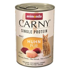 Animonda Carny Single Protein Adult | mit Huhn Pur | 6 Dosen Katzenfutter