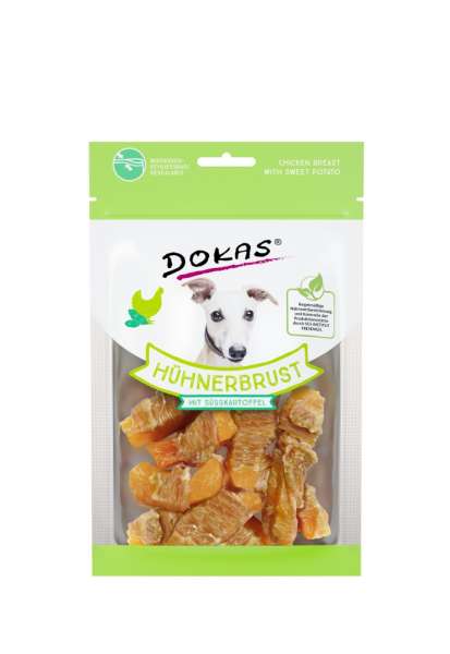 Dokas Hühnerbrust &amp; Süßkartoffel | 70g Hundesnack