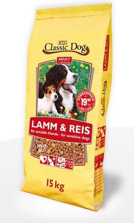 Classic-Dog Lamm &amp; Reis, 15 kg