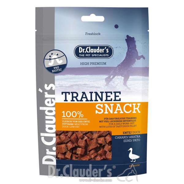 Dr. Clauder´s Trainee Snack | Ente | 10x 80g Hundesnack