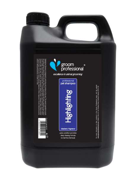 Groom Professional Blueberry Highlightning Shampoo | 4 Liter