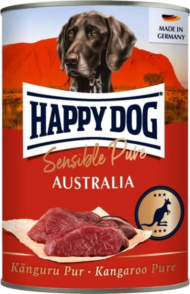 Happy Dog Australia | Känguruh Pur | 6x 400g Hundefutter