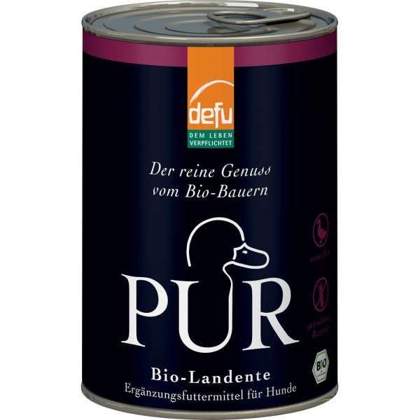 Defu Bio-Landente PUR | 6x Ergänzungsfutter für Hunde