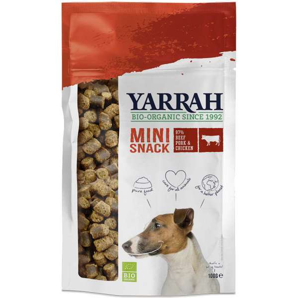 Yarrah Bio Snack Mini Bites | 100g Hundesnacks