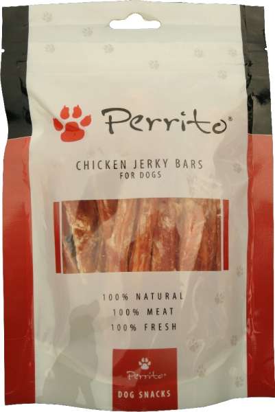 Perrito Hundesnack, Chicken Jerkey Bars, 100g
