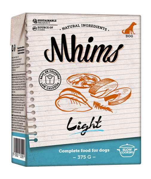 Mhims Dog Light | mit Truthahn &amp; Seehecht | 12x 375g Hundenassfutter