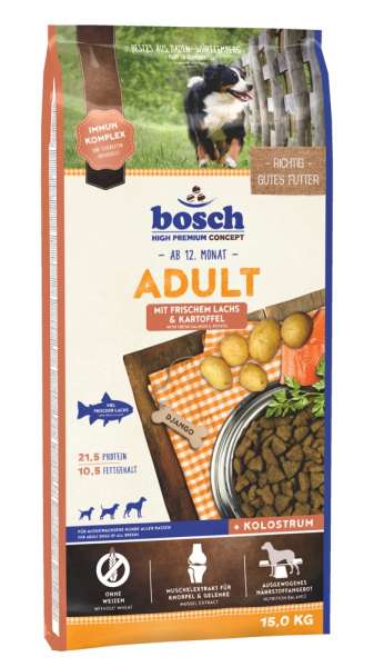 Bosch Adult | mit Lachs &amp; Kartoffeln | 15 kg