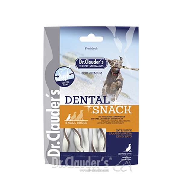Dr. Clauder´s Dental-Snack | Ente | 10x 80g Hundesnack