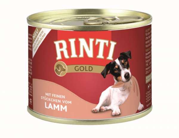 Rinti Gold | mit Lamm | 12x185g Hundefutter