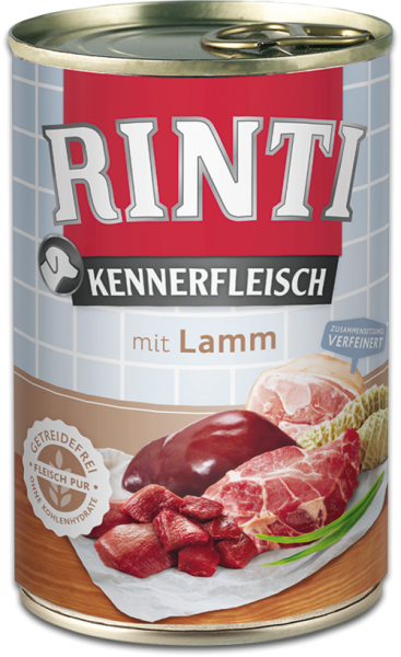 Rinti Kennerfleisch | mit Lamm | Hundefutter