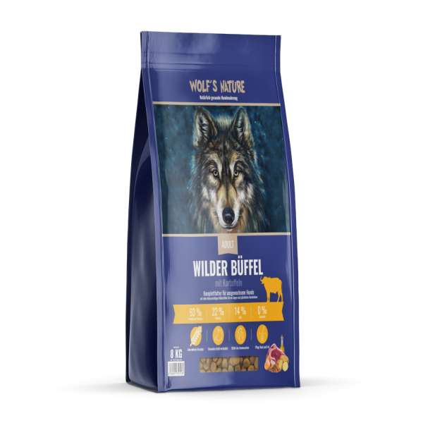 Wolf&#039;s Nature Master Premium | mit Büffel | getreidefreies Hundefutter